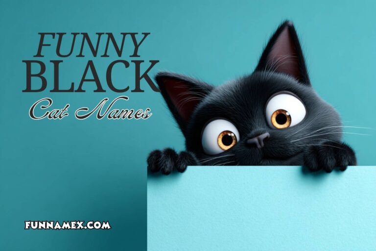 funny black cat names