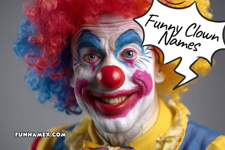 funny clown names