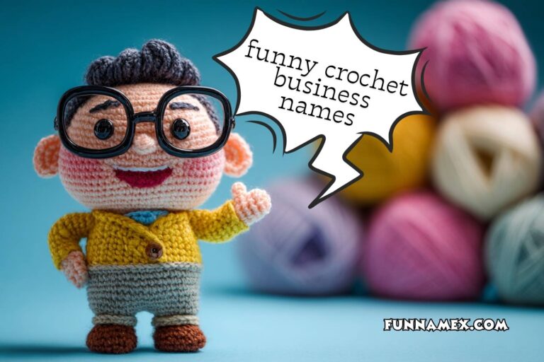 funny crochet business names