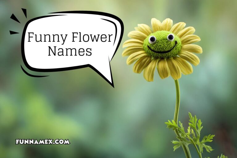 funny flower names