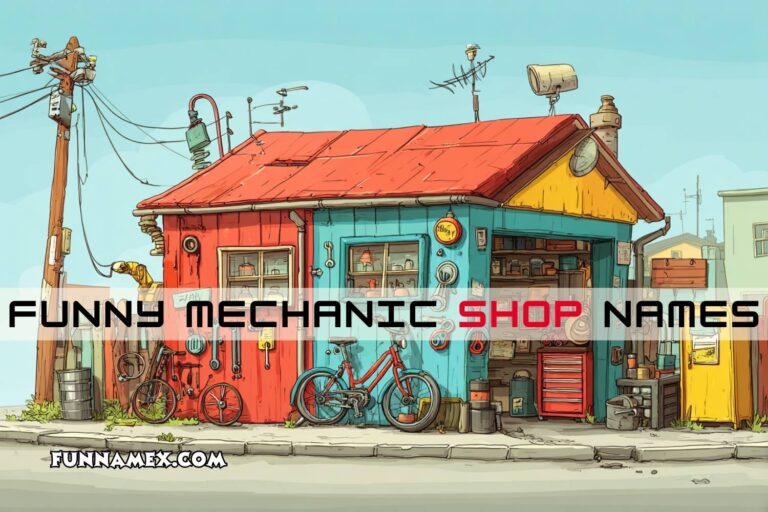 funny mechanic shop names
