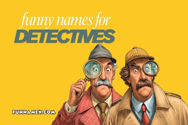 funny names for detectives