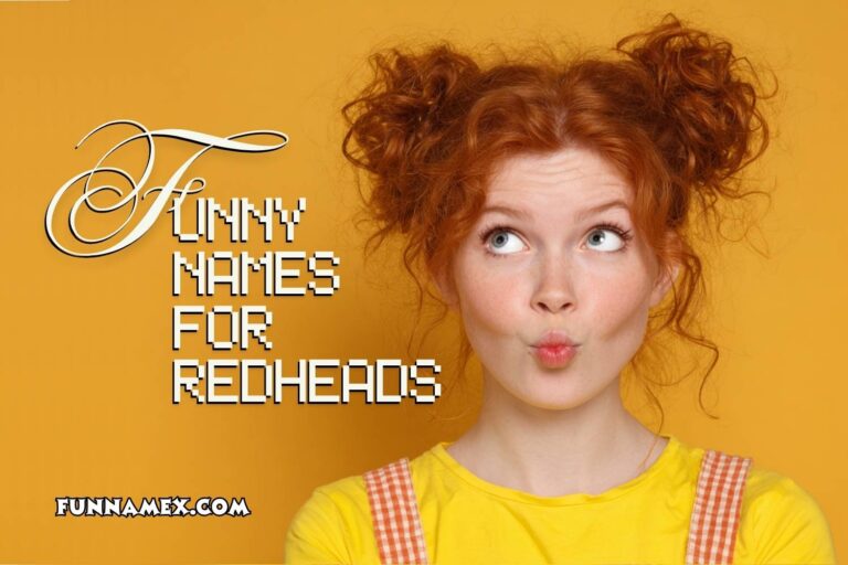 funny names for redheads