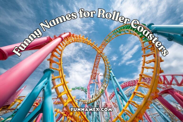 funny names for roller coasters