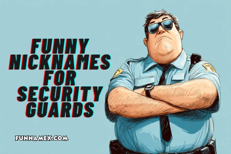 funny nicknames for security guards