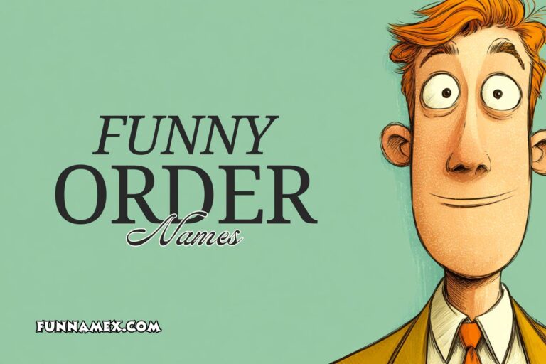 funny order names