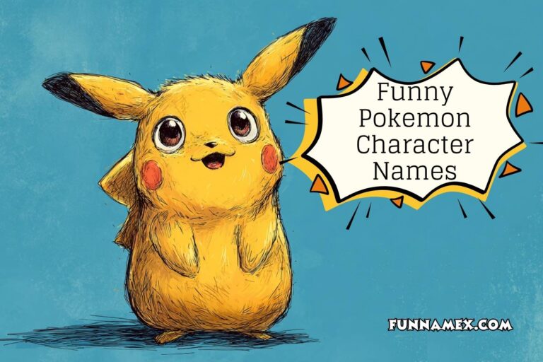 funny pokemon character names