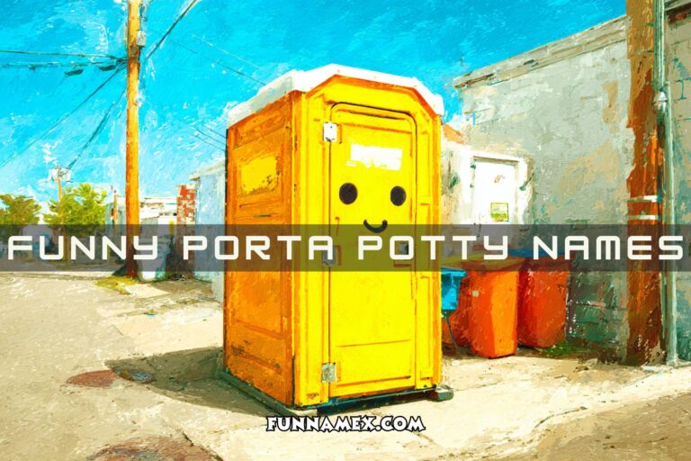 funny porta potty names