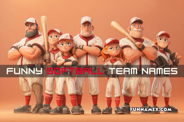 funny softball team names
