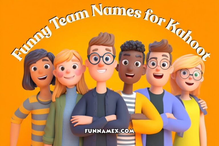 funny team names for kahoot