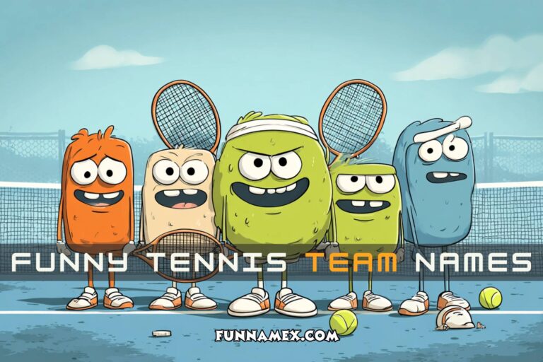 funny tennis team names