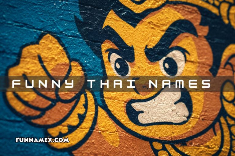 funny thai names