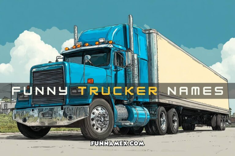 funny trucker names