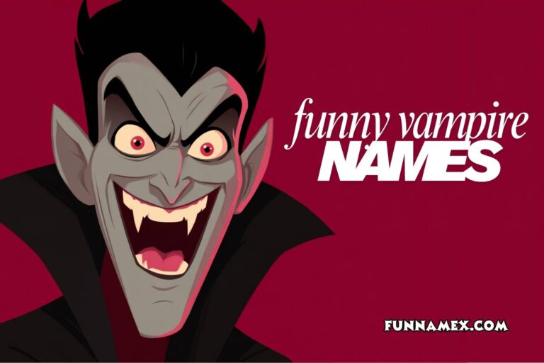 funny vampire names
