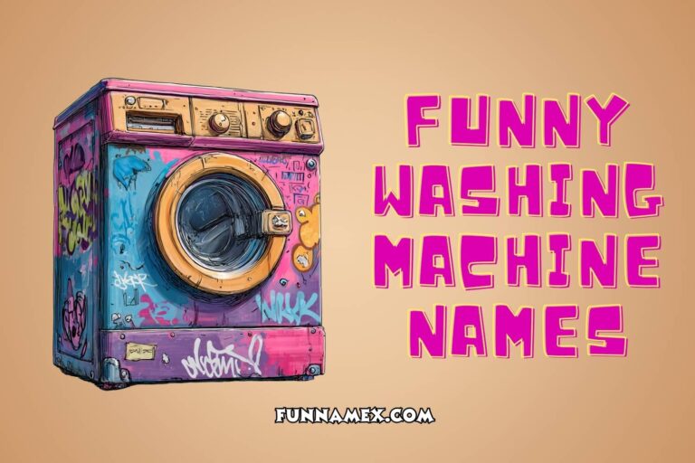 funny washing machine names