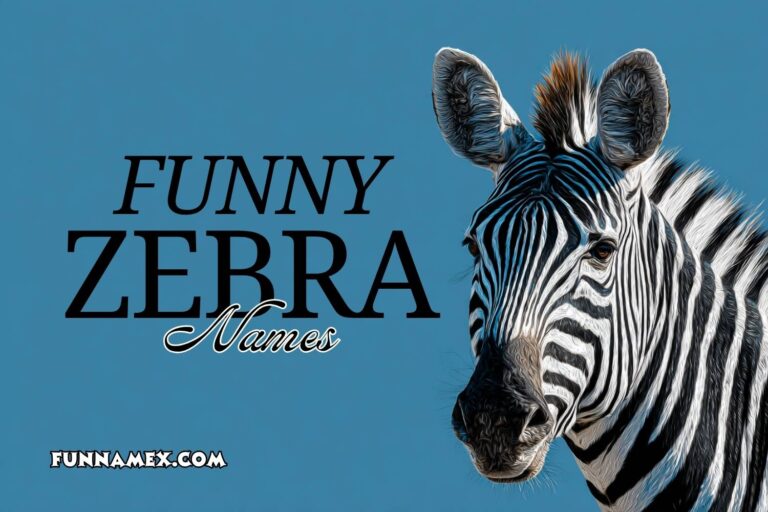funny zebra names