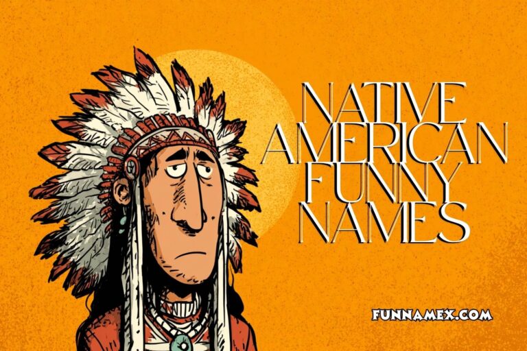 native american funny names