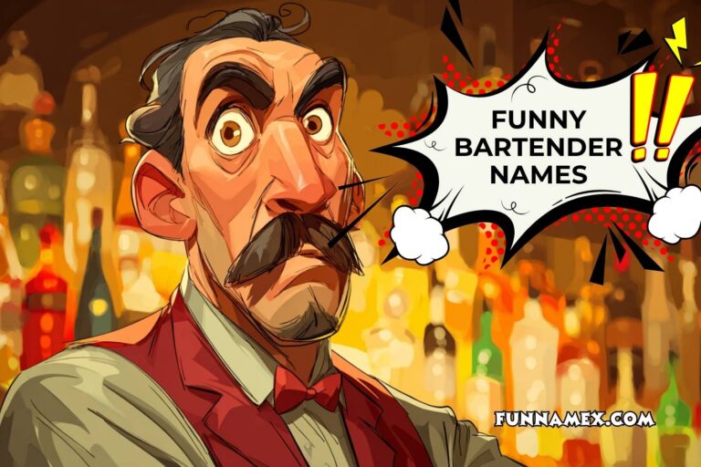 funny bartender names