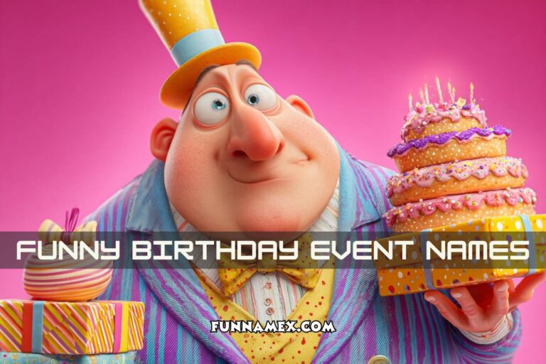 funny birthday event names
